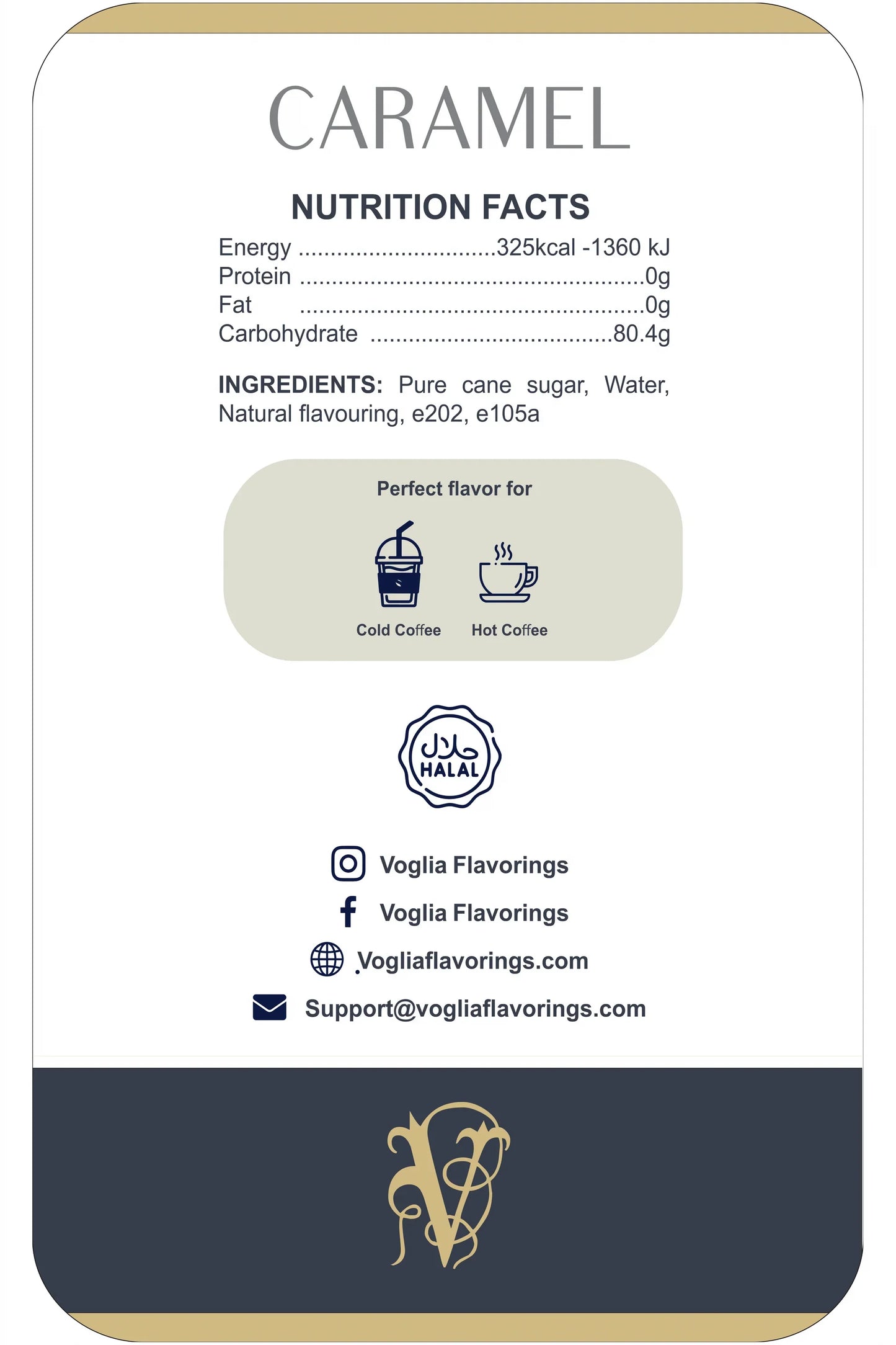 Caramel Syrup - 1.05L