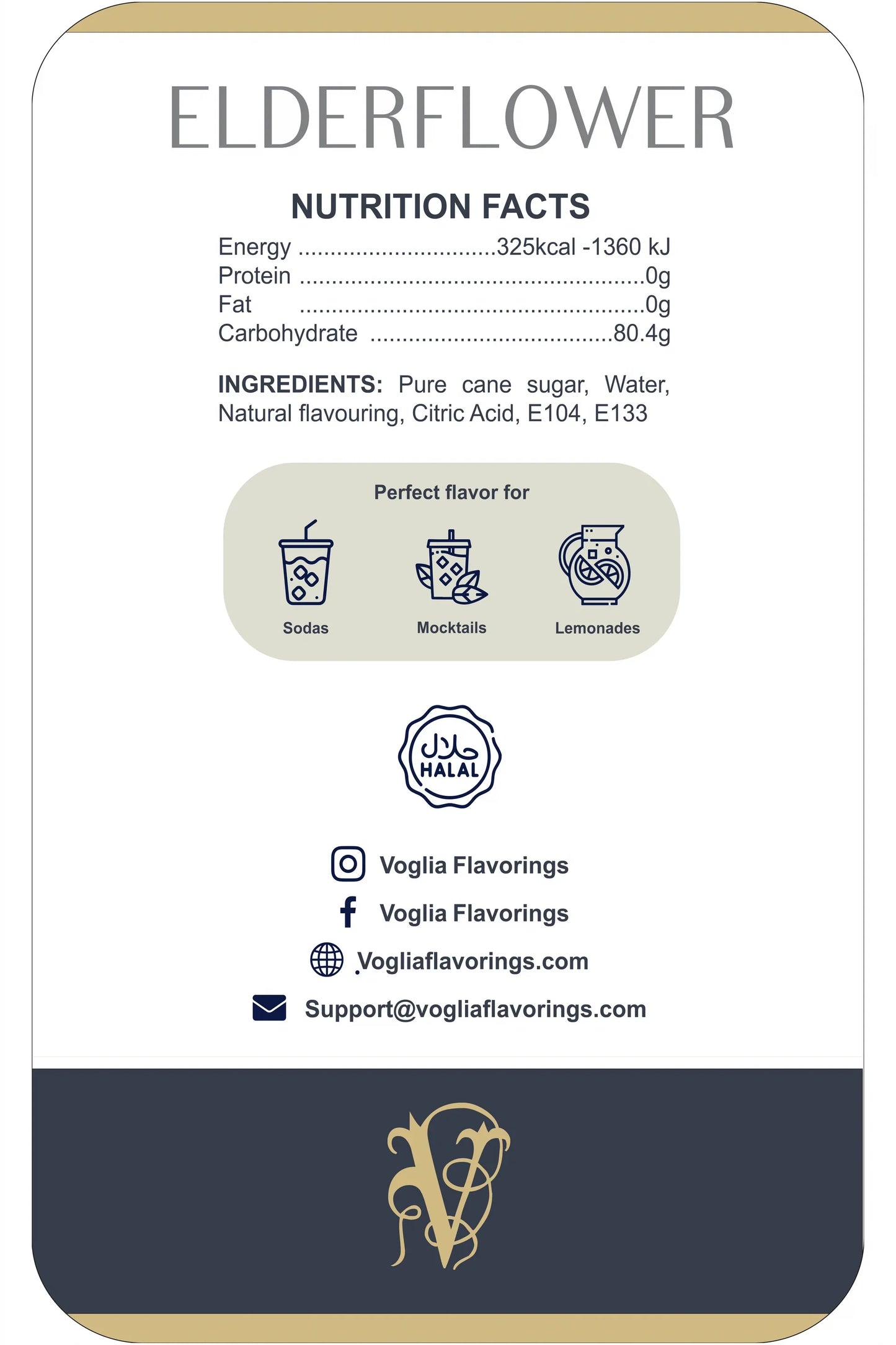 Elderflower Syrup - 1.05L