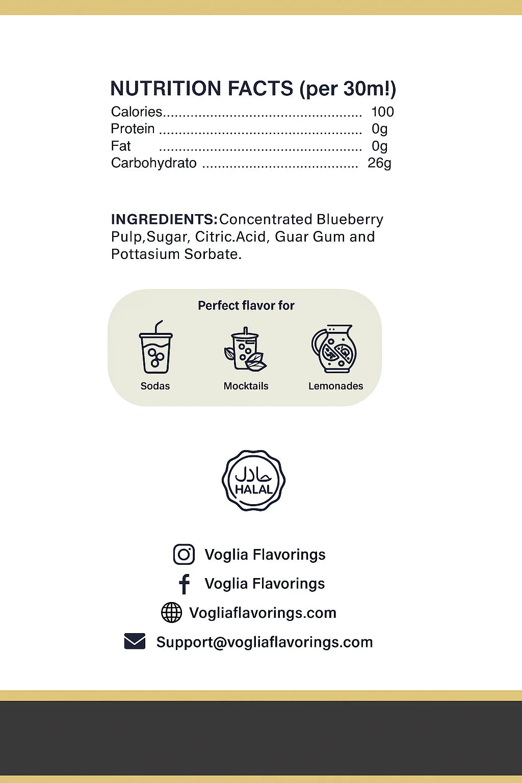 Blueberry Puree - 2kg