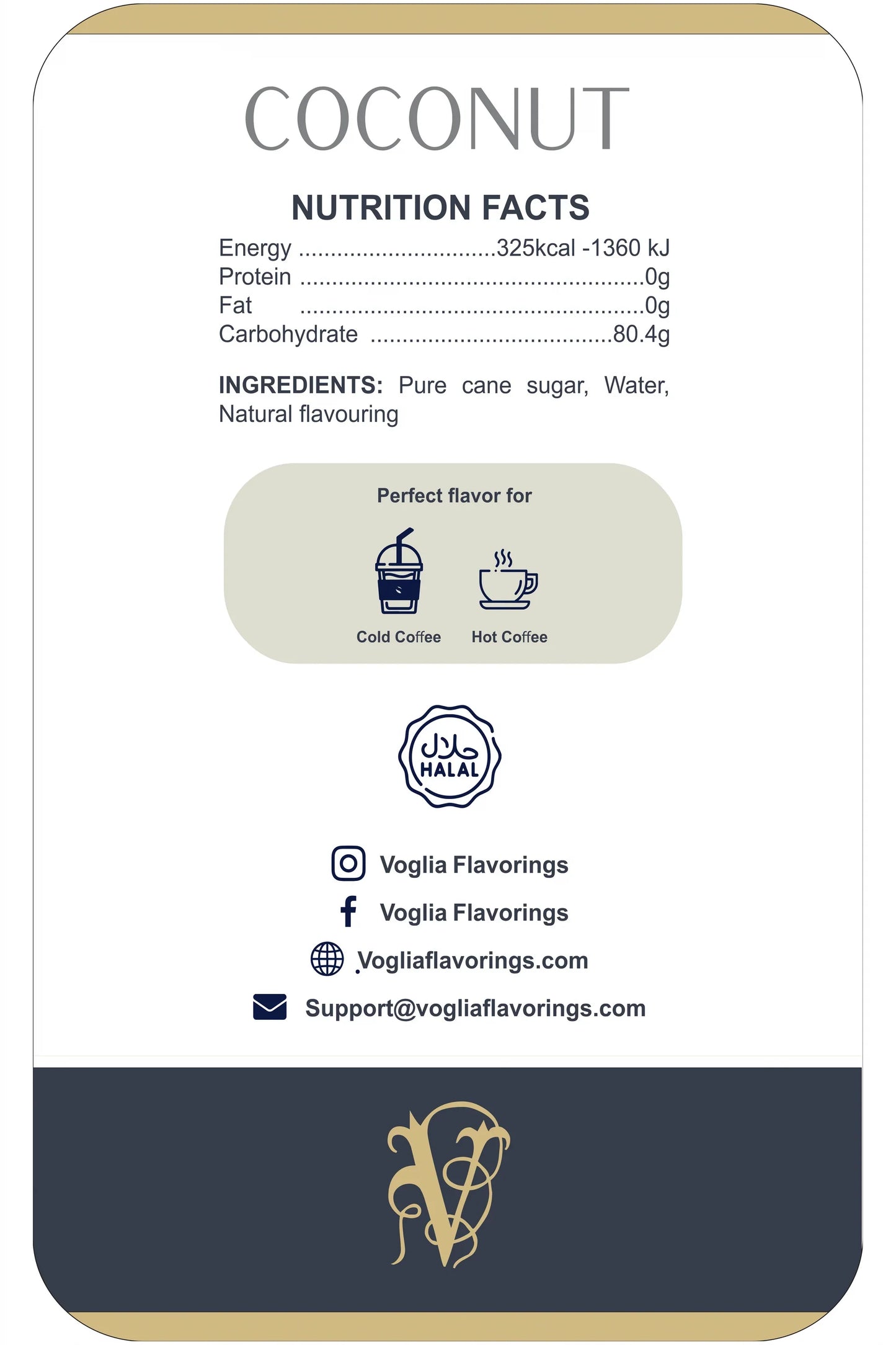 Coconut Syrup - 1.05L